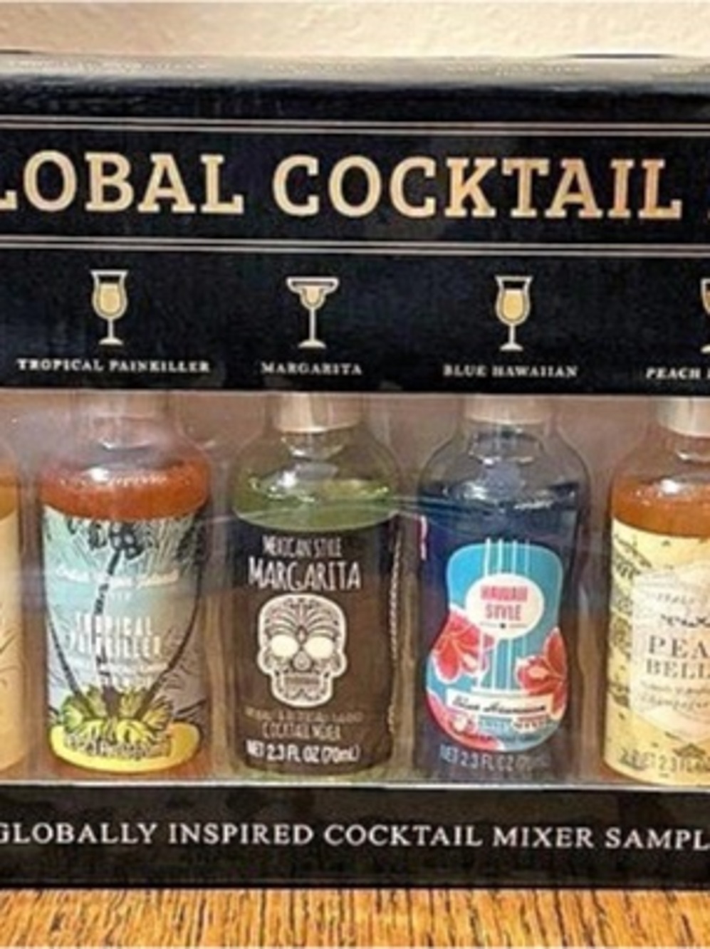 Thoughtfully Global Cocktail Mixers Sampler Set 10-Pack